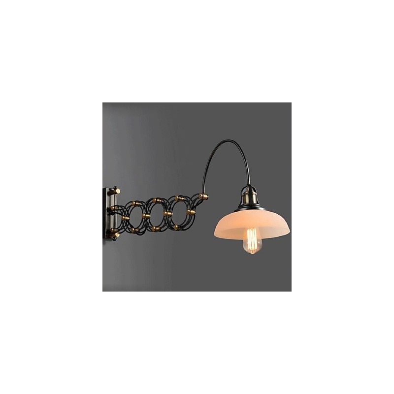 Vintage priemyselná americká vidiecka reštaurácia Spálňa Štúdia Kreatívna lampa do uličky Teleskopické nástenné lampy zo železa
