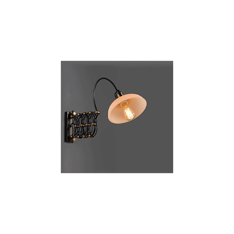 Vintage priemyselná americká vidiecka reštaurácia Spálňa Štúdia Kreatívna lampa do uličky Teleskopické nástenné lampy zo železa