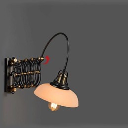 Vintage priemyselná americká vidiecka reštaurácia Spálňa Štúdia Kreatívna lampa do uličky Teleskopické nástenné lampy zo železa