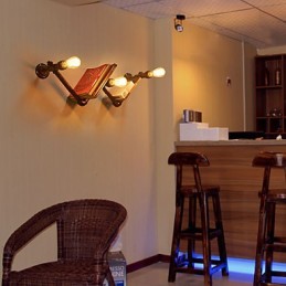 Retro kovové postele na stenu Sconce Village Pastoračné Nástenné svietidlá do obývacej izby Nástenná lampa do jedálne