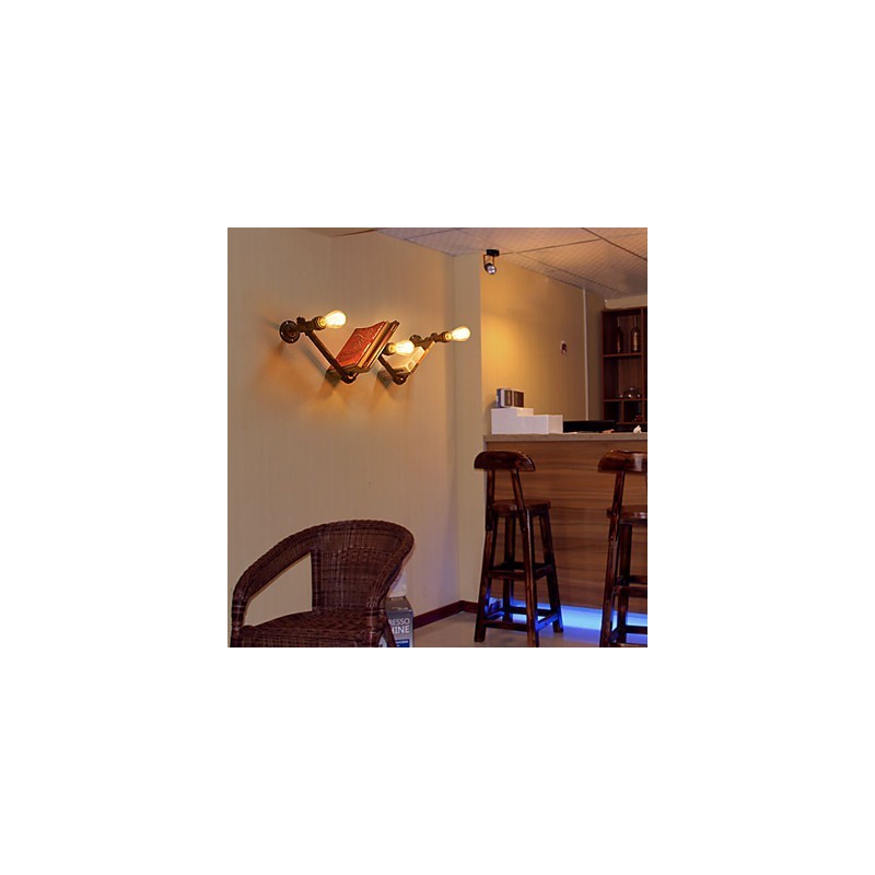Retro kovové postele na stenu Sconce Village Pastoračné Nástenné svietidlá do obývacej izby Nástenná lampa do jedálne
