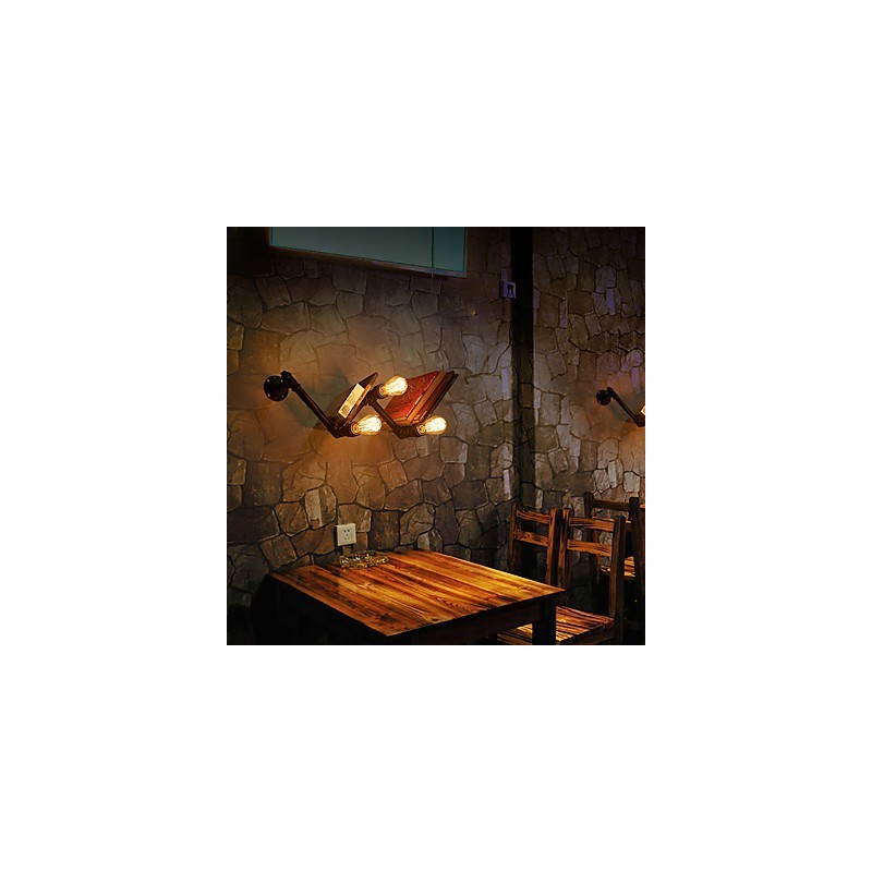 Retro kovové postele na stenu Sconce Village Pastoračné Nástenné svietidlá do obývacej izby Nástenná lampa do jedálne