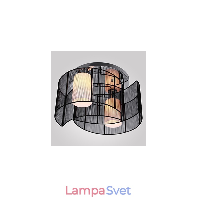 Stropné svietidlo Moderný dizajn 2 svetlá čierna
