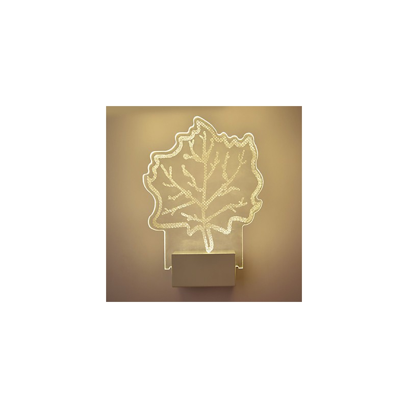 Akrylová nástenná lampa PVC lampa Light Chip Moderný súčasný kov