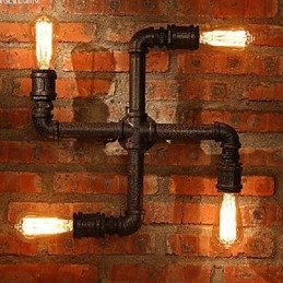 Nástenné svietidlá Mini štýl Rustic Lodge Metal