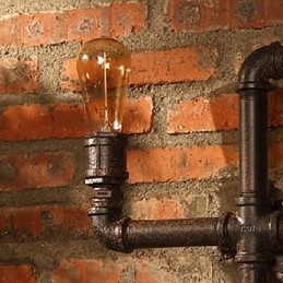Nástenné svietidlá Mini štýl Rustic Lodge Metal
