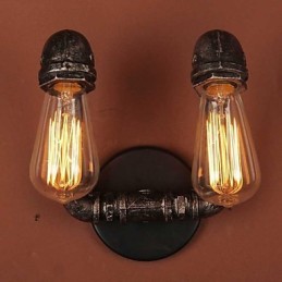 Nástenné svietidlá v mini štýle Rustic Lodge Metal