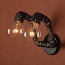 Nástenné svietidlá v mini štýle Rustic Lodge Metal