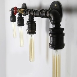 Nástenné svietidlá v mini štýle Rustic Lodge Metal