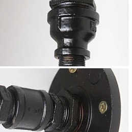 Nástenné svietidlá v mini štýle Rustic Lodge Metal