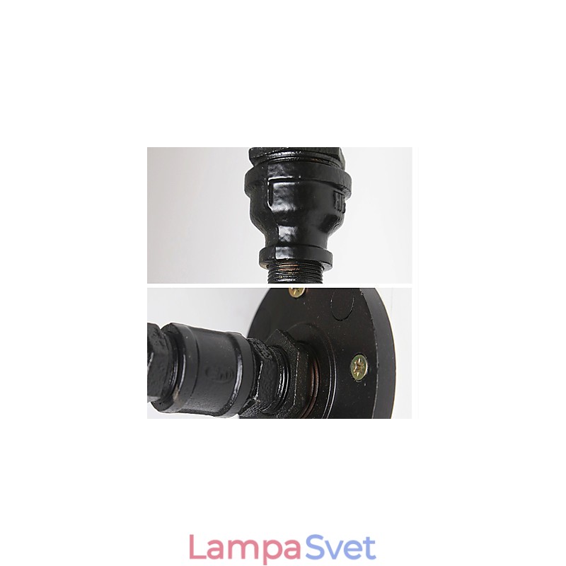 Nástenné svietidlá v mini štýle Rustic Lodge Metal