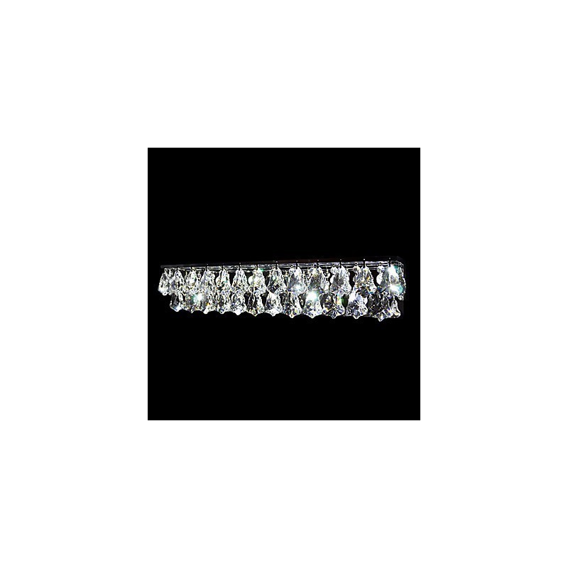 Crystal Flush Mount nástenné svietidlá Moderné súčasné kovové