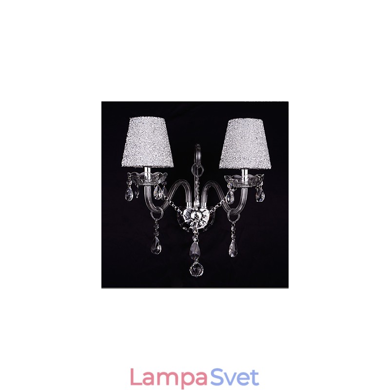 Krištáľové nástenné svietniky Tradičné klasické sklo