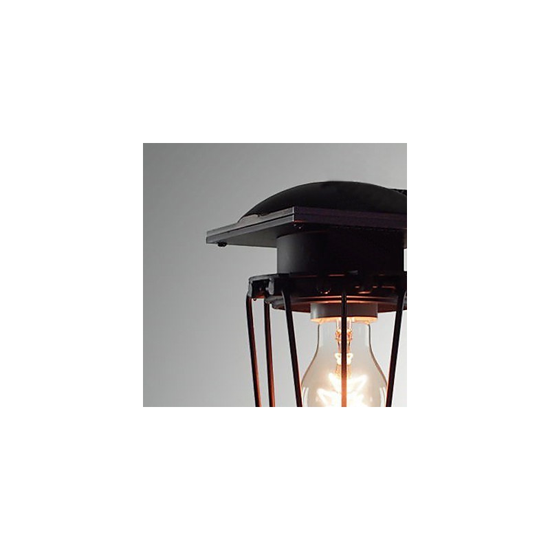 Retro kované nástenné svietidlá Jednohlavé starožitné nástenné svietidlo Pripomínané svietidlo Loft American Iron Vintage Small Cages Nástenná lampa