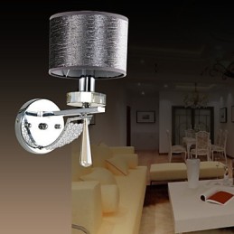 Krištáľové nástenné svietniky Moderný súčasný kov