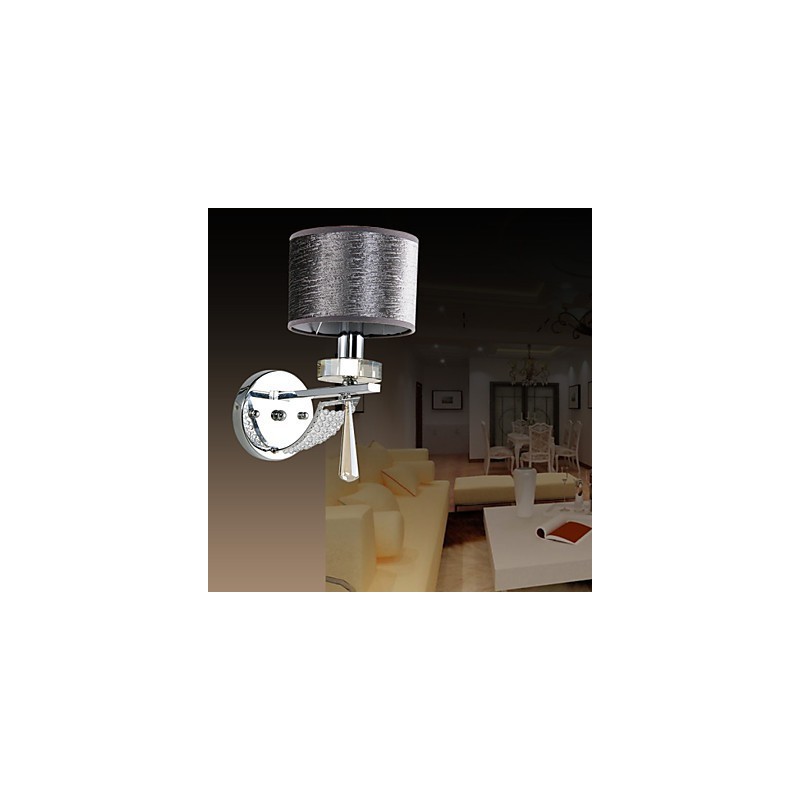 Krištáľové nástenné svietniky Moderný súčasný kov