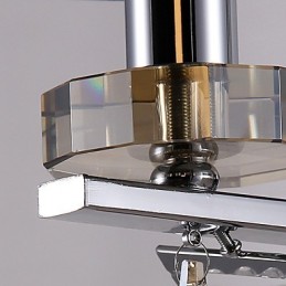 Krištáľové nástenné svietniky Moderný súčasný kov