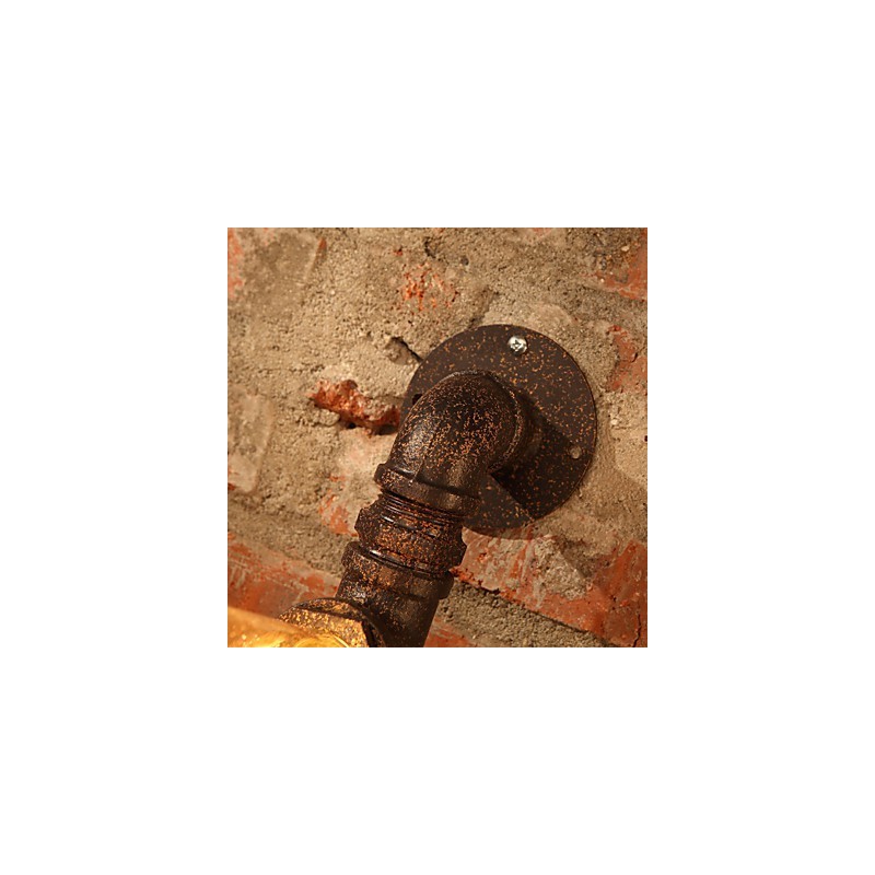 Retro nástenné svietniky Mini štýl Rustic Lodge Metal