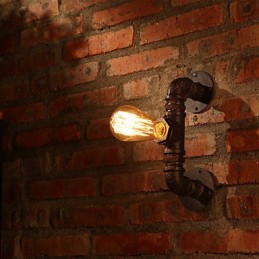 Retro nástenné svietniky Mini štýl Rustic Lodge Metal