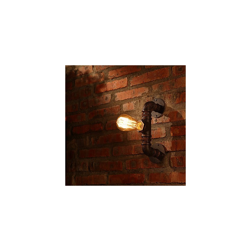 Retro nástenné svietniky Mini štýl Rustic Lodge Metal