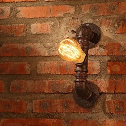 Retro nástenné svietniky Mini štýl Rustic Lodge Metal