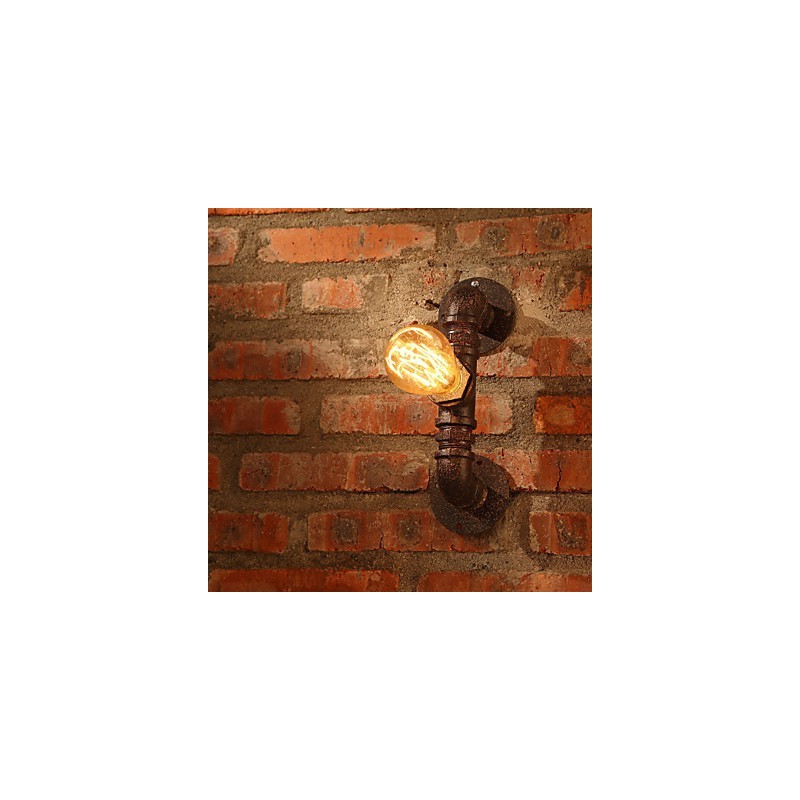 Retro nástenné svietniky Mini štýl Rustic Lodge Metal