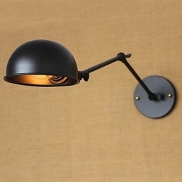 Nástenné svietniky Swing Lights Nástenné svietidlá na čítanie Mini štýl Rustic Lodge Metal