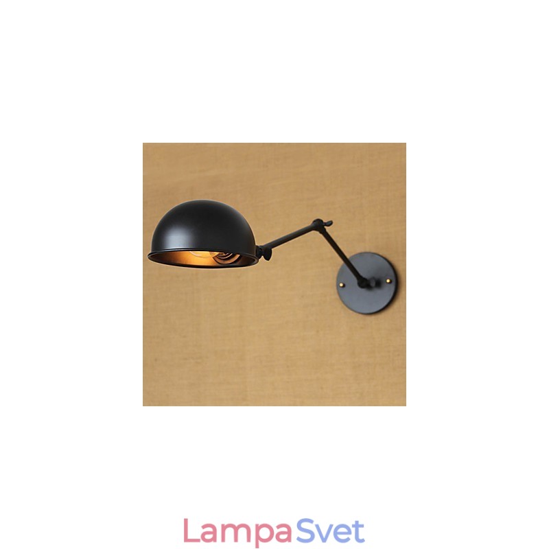 Nástenné svietniky Swing Lights Nástenné svietidlá na čítanie Mini štýl Rustic Lodge Metal