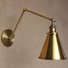 Nástenné svietniky Swing Lights Nástenné svietidlá na čítanie Mini štýl Rustic Lodge Metal