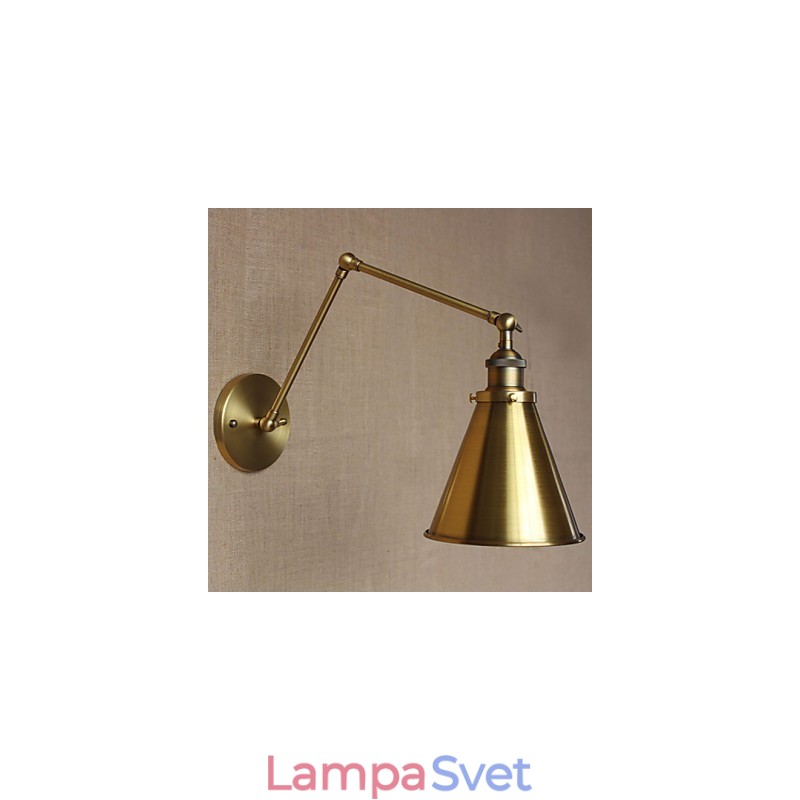 Nástenné svietniky Swing Lights Nástenné svietidlá na čítanie Mini štýl Rustic Lodge Metal