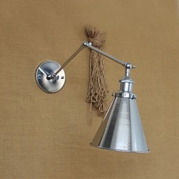 Nástenné svietniky Swing Lights Nástenné svietidlá na čítanie Mini štýl Rustic Lodge Metal