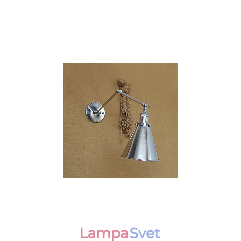 Nástenné svietniky Swing Lights Nástenné svietidlá na čítanie Mini štýl Rustic Lodge Metal