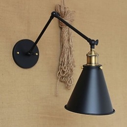 Nástenné svietniky Swing Lights Nástenné svietidlá na čítanie Mini štýl Rustic Lodge Metal