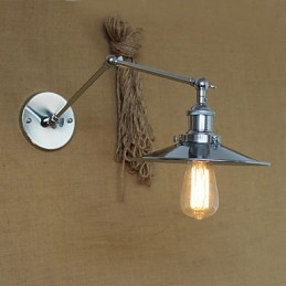 Nástenné svietniky Swing Lights Nástenné svietidlá na čítanie Mini štýl Rustic Lodge Metal