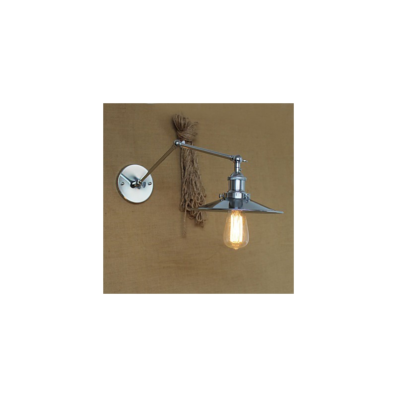 Nástenné svietniky Swing Lights Nástenné svietidlá na čítanie Mini štýl Rustic Lodge Metal