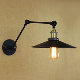 Nástenné svietniky Swing Lights Nástenné svietidlá na čítanie Mini štýl Rustic Lodge Metal