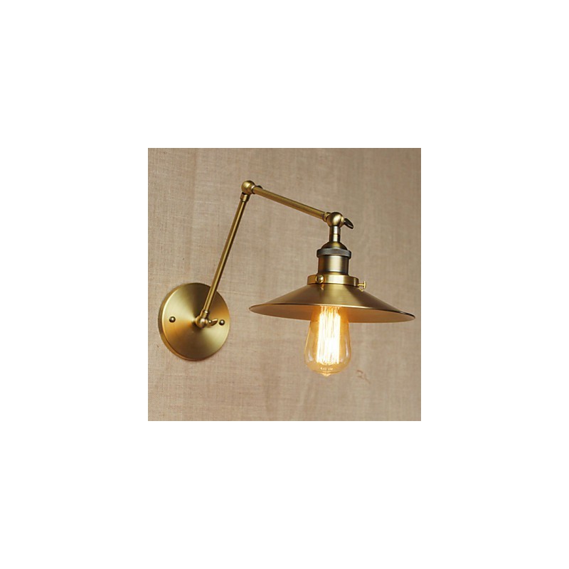 Nástenné svietniky Swing Lights Nástenné svietidlá na čítanie Mini štýl Rustic Lodge Metal