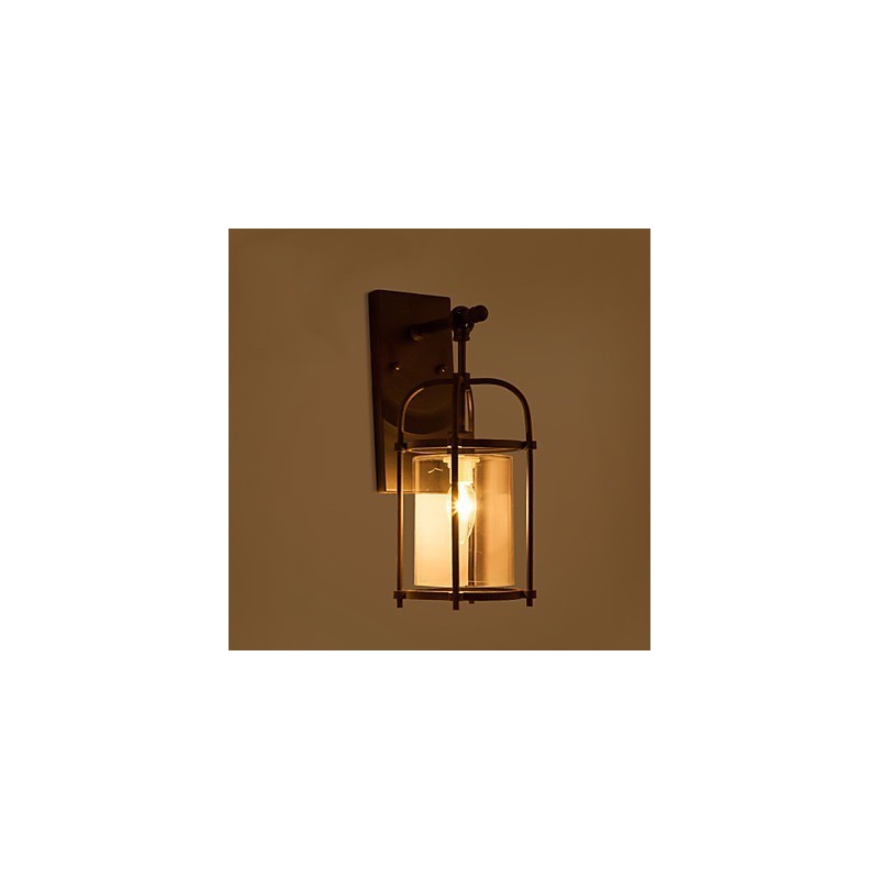 Nástenné lampy s kreatívnym industriálnym vzhľadom Nástenné lampy v štýle Severnej Ameriky s flautou Edison vo vnútri barových dekoračných svetiel