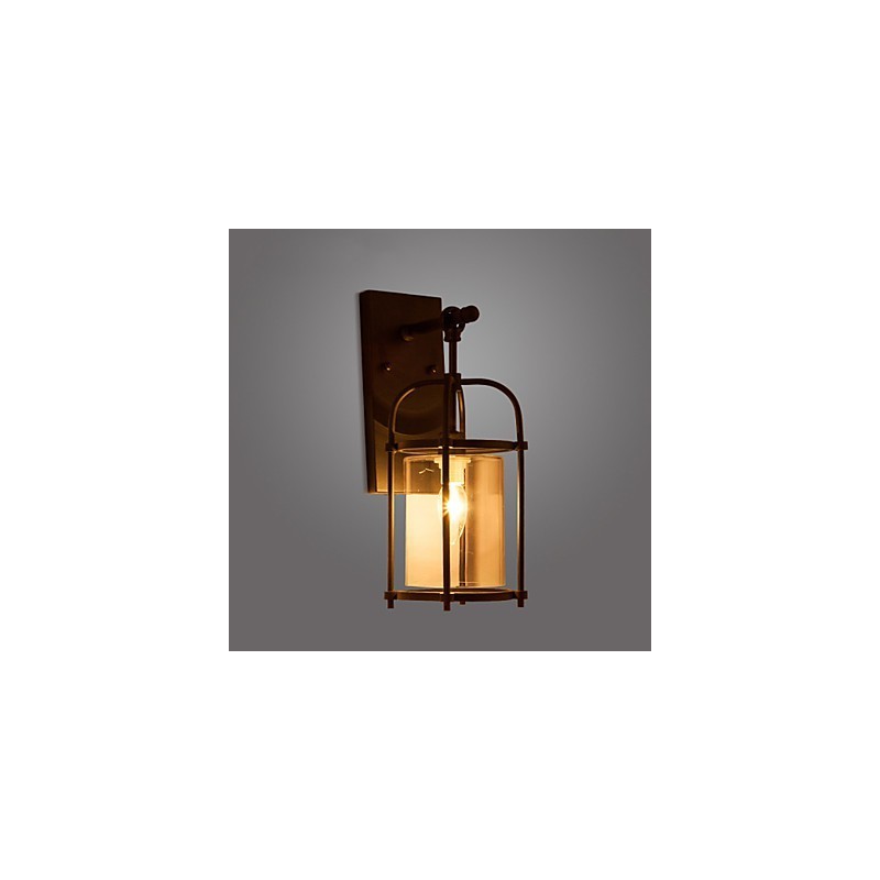 Nástenné lampy s kreatívnym industriálnym vzhľadom Nástenné lampy v štýle Severnej Ameriky s flautou Edison vo vnútri barových dekoračných svetiel