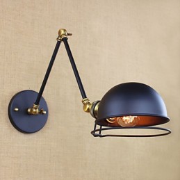 Nástenné svietniky Swing Lights Nástenné svietidlá na čítanie Mini štýl Rustic Lodge Metal
