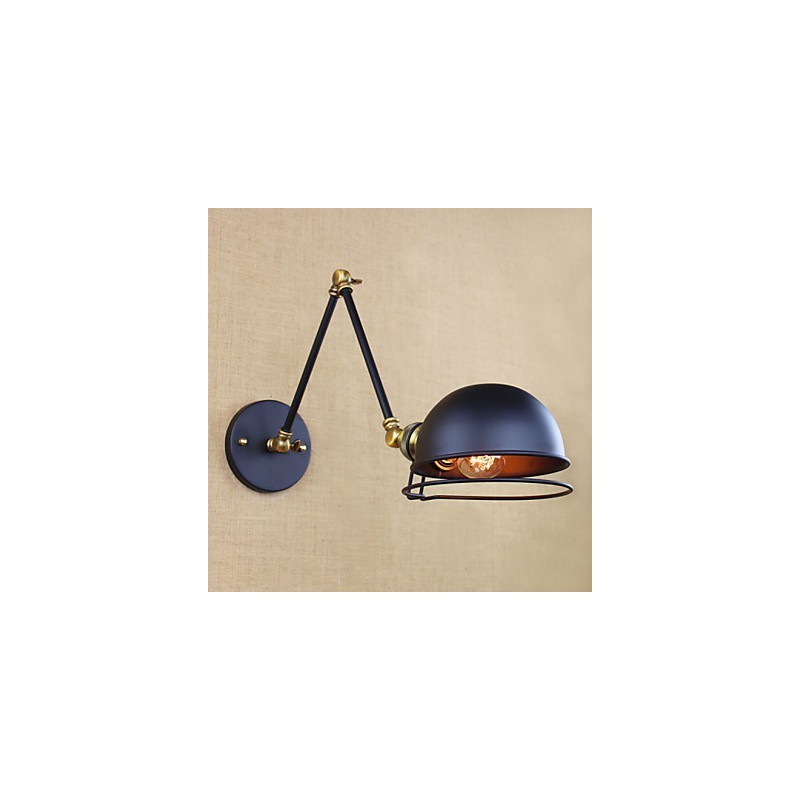 Nástenné svietniky Swing Lights Nástenné svietidlá na čítanie Mini štýl Rustic Lodge Metal