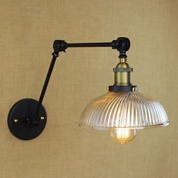Nástenné svietniky Swing Lights Nástenné svietidlá na čítanie Mini štýl Rustic Lodge Metal