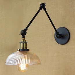 Nástenné svietniky Swing Lights Nástenné svietidlá na čítanie Mini štýl Rustic Lodge Metal