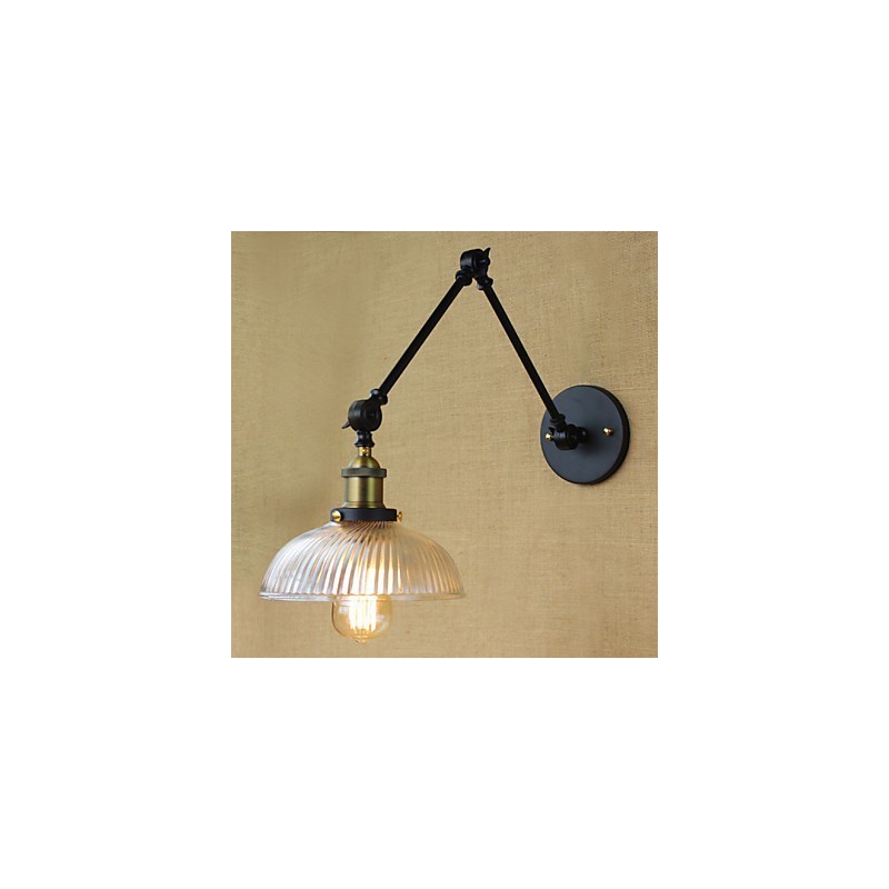 Nástenné svietniky Swing Lights Nástenné svietidlá na čítanie Mini štýl Rustic Lodge Metal