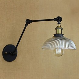 Nástenné svietniky Swing Lights Nástenné svietidlá na čítanie Mini štýl Rustic Lodge Metal