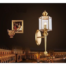 Záhradná lampa Plná medená lampa Vonkajšia lampa Vodotesná lampa B