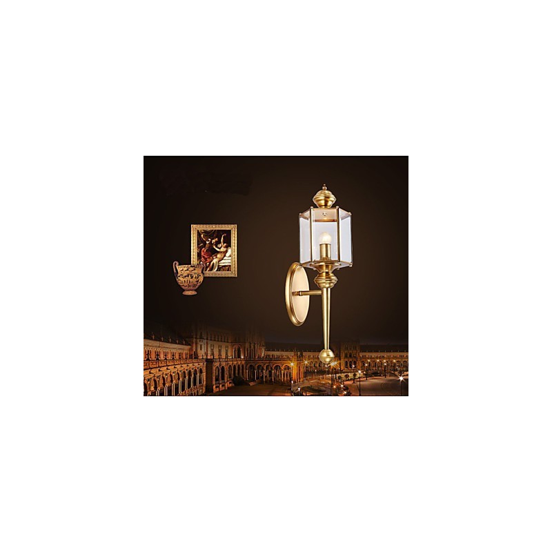 Záhradná lampa Plná medená lampa Vonkajšia lampa Vodotesná lampa B