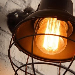 Nástenné svietidlá v mini štýle Rustic Lodge Metal