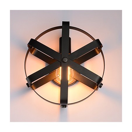 Nové okrúhle nástenné nástenné svietidlo v industriálnom štýle v štýle Vintage Loft Vstupná chodba Spálňová nástenná lampa Nové okrúhle nástenné nástenné svietidlo v industriálnom štýle v štýle Vintage Loft Vstupná chodba Spálňová nástenná lampa
