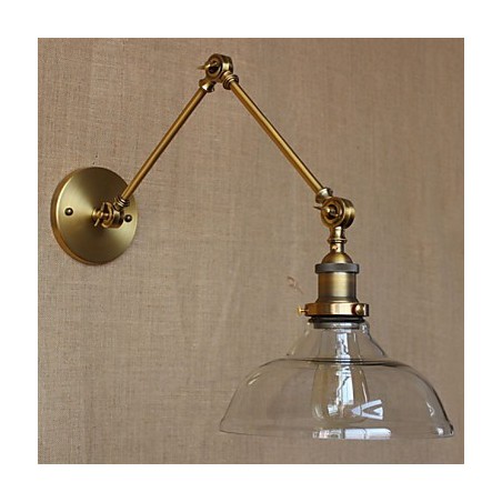 Dizajnová lampa v štýle LOFT Moderná sklenená bronzová kaviarenská dekoratívna nástenná lampa Dizajnová lampa v štýle LOFT Moderná sklenená bronzová kaviarenská dekoratívna nástenná lampa